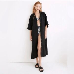 Madewell • lightspun lightestspun black coverup